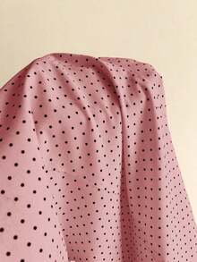 Camisa de mujer con cuello en V, cintura fruncida y manga corta, color blanco, para primavera/verano - Rosa 3 - Ver 3