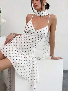 Women Midi Dresses - White - View 3
