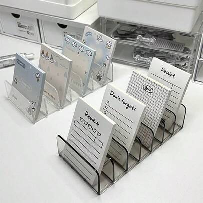 Vowcarol CD 收纳盒，透明亚克力 CD 收纳盒，CD 展示架，可容纳 14 个标准 CD 盒，用于媒体架存储和整理。