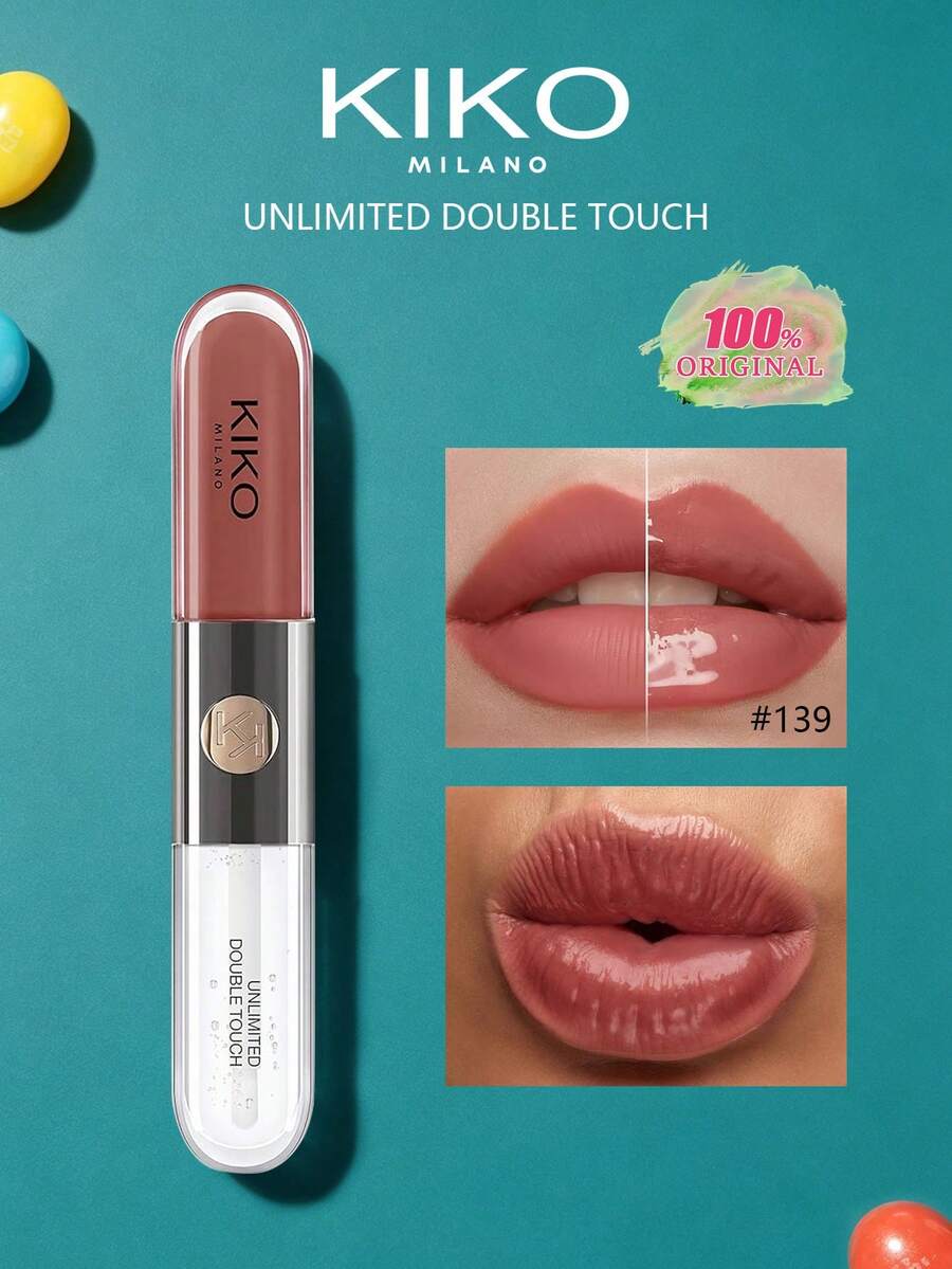 KIKO Milano Milano Unlimited 双效质地唇釉 #139,6毫升,双效配方,16小时持久哑光底妆 + 镜面光泽,防晕染、防脱妆、防水,打造高光泽玻璃唇妆效果,适合所有肤色,日常使用,新手友好,送礼佳品,韩国彩妆,6毫升/0.2液盎司 - 139 - 查看 1