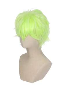12-Inch Multistyle Synthetic Wig, High Temperature Fiber Wig For Cosplay, Party, And Daily Wear - 彩色 - 查看 13