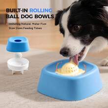 1 Pet Toy And 1 Pet Wan Combination Set  Slow Feeder Dog Bowls For Liquid Tread,Dog Lick Bowl For Bone Broth,Yogurt,And Wet Dog Food,Dog Licking Toy For Large, Medium, And Small Dogs. - 200ml - View 6