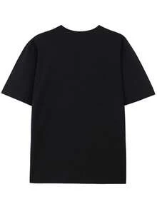 Elease The Quackin Shirt Graphic Rubber Duck Funny T-Shirt - 黑色 - 查看 2