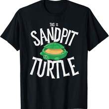 This Is Sandpit Turtle Metal Music Meme T-Shirt - Black - View 1