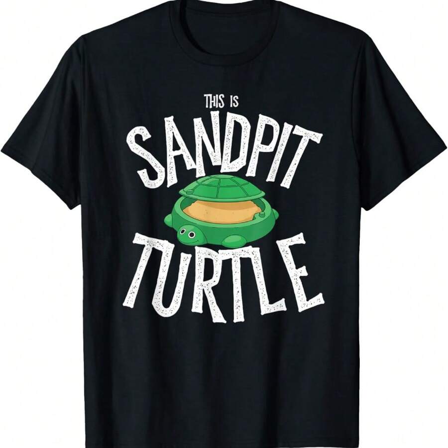 This Is Sandpit Turtle Metal Music Meme T-Shirt - Black - View 1