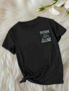 Women T-Shirts - Black - View 2