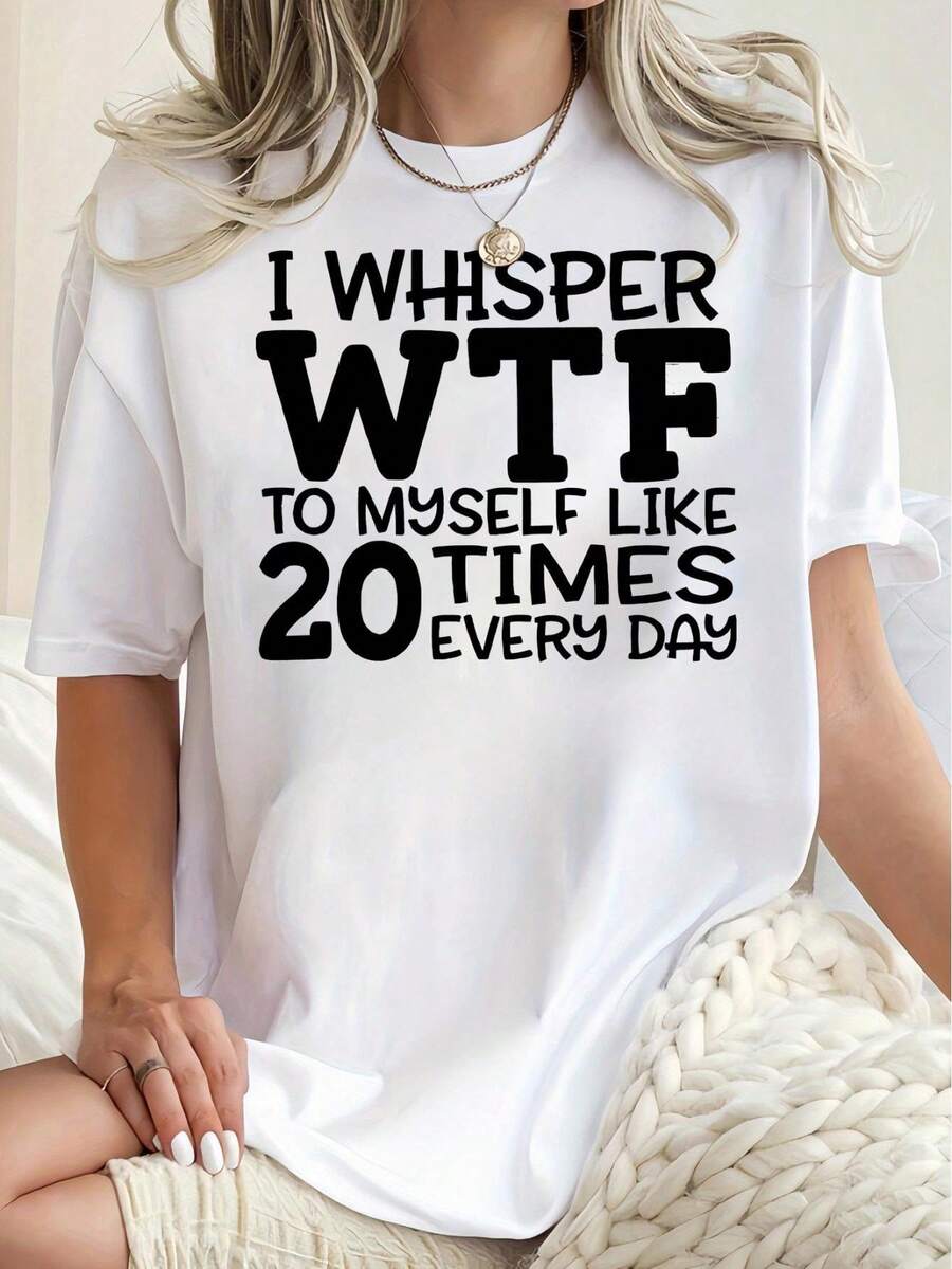 Dam-T-shirts - Vitt - Visa 1
