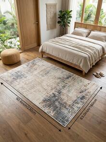 1 pieza Alfombra de sala de estar con estampado oscuro, adecuada para cocina, comedor, dormitorio, decoración de vacaciones, interior/exterior, oficina, vestíbulo, felpudo antideslizante, alfombra de baño, pasillo, área de estudio y juegos. - Multicolor - Ver 20