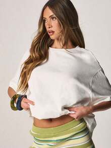 Women T-Shirts - White - View 2