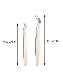 1 chiếc nhíp kẹp mi giả độ chính xác cao, dụng cụ nối mi chuyên nghiệp dành cho người mới bắt đầu và chuyên viên nối mi. - Nhiều màu - Xem 7