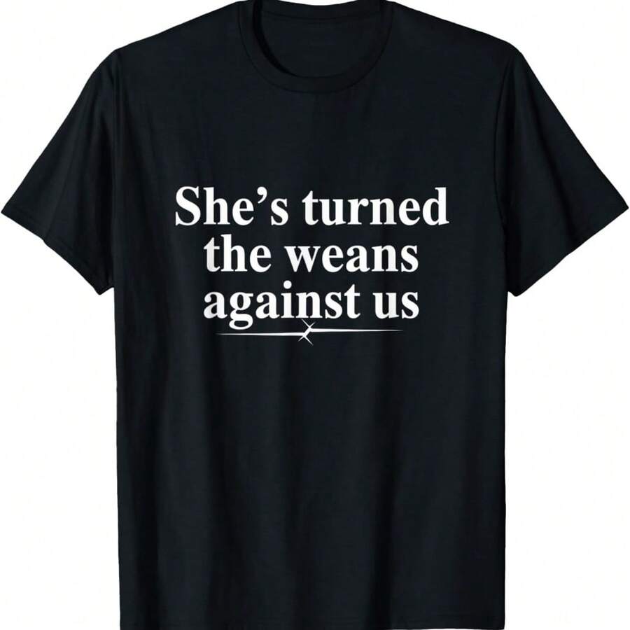 Limmy She Turned The Weans Against Me T-Shirt - Negro - Ver 1