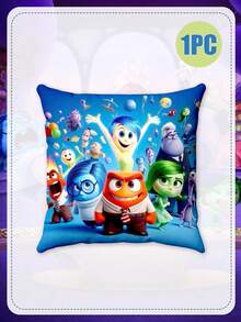 Disney All-Purpose Pillow Covers, Versatile Cushion Cases With Joy, Sadness, Anger & Disgust For Home & Dorm Decor,More Than Just Pillow Covers, The Four Vibrant Designs Feature Joy, Sadness, Anger, Disgust, And The Other Emotions In Playful, Colorful Scenes-From Boat Rides And Beach Days To Group Celebrations. - Pillow Case - View 7