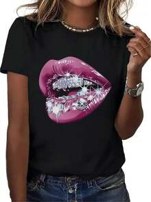 Women T-Shirts - Black - View 1