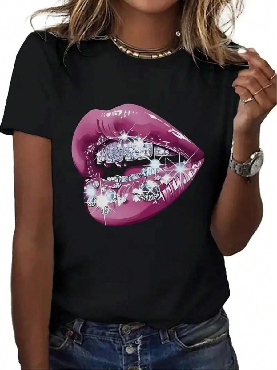 Women T-Shirts - Black - View 1