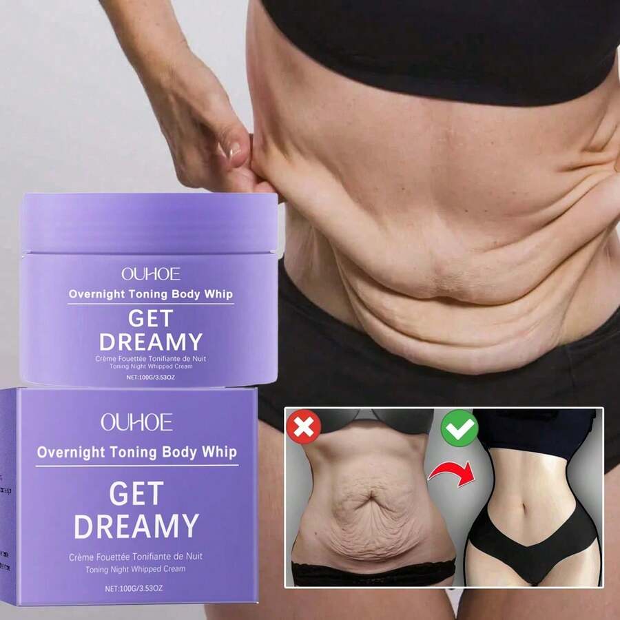 GET-DREAMY - Night Firming Cream, Abdominal Moisturizer - Women's Body Firming Cream - Works Overnight To Smooth And Firm Skin, Helps Improve The Appearance Of Sagging Skin, Firming Cream