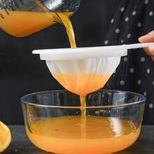 1pc 100/200/300 Mesh Filter Screen, Suitable For Soy Milk, Juice, Coffee, Wine Filtration | Durable Non-Electric Kitchen Strainer With Ergonomic Handle - Filter Screen With Handle - View 8