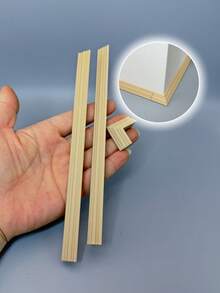 Non-Wooden DOLLHOUSE Ceiling Trim, Eaves Wall Corner Decorative Strips, Miniature Ceiling Wall Baseboard, DIY Mini Decor & Renovation Materials, European Style Architecture Tools Accessories - Multicolor - View 15