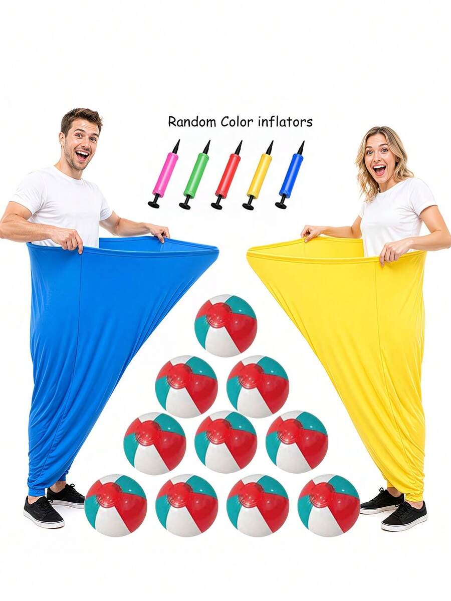 10/6/1pc Outdoor Campus Parent-Child Fun Interactive Game Pants