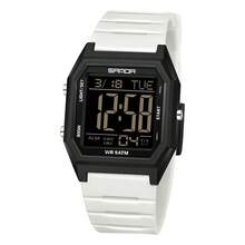 SANDA. Men's Digital Sports Watch, Silicone Strap Waterproof Electronic Wrist Watch, Multifunctional Luminous Display Watch For Outdoor Sports Daily Wear - 6355J - View 17