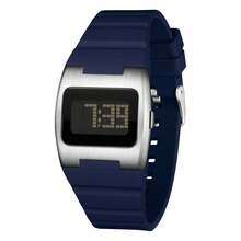 SANDA. SANDA Men's Silicone Strap Digital Display Watch - Multifunctional Waterproof Luminous Everyday Wear Wristwatch - 2214J - View 18
