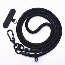Adjustable Polyester Long Phone Lanyard Strap - Detachable Shoulder Strap With Hook, Suitable For Outdoor Sports, Travel And Daily Use - Anti-Lost Shoulder Chain, Sports Accessory | Adjustable Strap | Durable Polyester, Phone Lanyard - MultiWarna - View 12