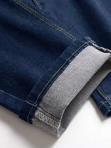 3-Pack Men's Solid Color Versatile Straight Leg Slim Fit Stretch Jeans - Multicolor - View 8