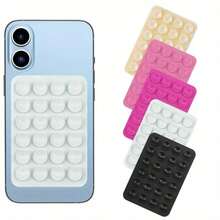 Bộ 5 miếng dán silicon giữ điện thoại có giác hút, keo dính chắc chắn, dùng được cả khi rảnh tay, có thể dán cố định, phù hợp với gương phòng tắm, nhà bếp, ô tô, chụp ảnh tự sướng và phát trực tiếp, tương thích với mọi điện thoại thông minh, là món quà thiết thực. - Nhiều màu - Xem 22