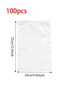 100 chiếc lưới che chắn côn trùng, cỡ lớn/vừa/nhỏ, thoáng khí, có dây kéo ẩn, thích hợp cho cây ăn quả, lưới chống chim bảo vệ táo và nho khỏi chim, sâu bệnh và hươu nai, kiểu dây kéo. - Nhiều màu - Xem 10