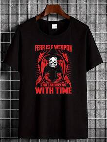 Camisetas Vintage Transpirables de Manga Corta para Parejas - Camiseta Gráfica Gótica de Fantasía Oscura para Hombre - Diseño Inspirado en Night Lords de 40k - Camiseta Heavy Metal - Cuello Redondo Suave y Transpirable - Ropa Urbana Unisex para Uso Diario - Cuello Redondo Clásico, una camiseta de manga corta adecuada para el hogar, el uso diario, fiestas y viajes-perfecta como regalo para amigos o familiares. - Negro - Ver 1