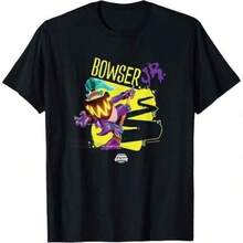 The Superes Marioes Galaxyie Wonder Bowser Jr. Power T-Shirt Sports Tops Women Men's Tracksuit Tops For Women,ropa de niño,playeras de niño,niños,niños ropa niñas,camisetas,ofertas,Fashion Print Casual T-Shirt,Loose Short Sleeve T-Shirt,Short Sleeved Single-Sided Printed T-Shirt,130% Cotton Short Sleeve Casual Tee,Unisex T-Shirt,ropa  ropa de mujer basicos mujer tops de mujer ofertas ropa deportiva de mujer playeras para hombre playeras de mujer y17k mujer - Negro - Ver 6