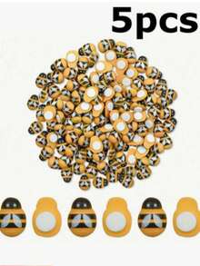 100/50/30pcs Mini Wooden Bee Decorations – Self-Adhesive Bee Ornaments, White With Black Striped Wings, Suitable For Scrapbooking, Party Events, Home Wreaths, DIY Projects And Party Decorations, Classic Bee Pattern Design, Wooden Material | Bee Decorations | Indoor Decor | Bedroom Decor | Home Decor | Wall Decor | Garden Decor, Great Gift, Gift For Others, Gift For Friends - Bee - View 10