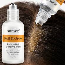 SUMVX 30ml 護髮油，豐盈髮量精華，滋養頭皮，強化髮根，防止斷裂，修復分叉，使頭髮更豐厚。適用於眉毛與睫毛，持久香氛，打造迷人秀髮。 - 30ml/1.01fl.oz - 查看 13