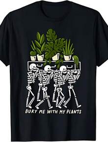 Solt T-Shirt For Cactus Lovers And Gardeners, With Cactus Design, For Men And Women, With Personality Pattern. - Hitam 5 - View 7