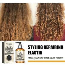 Curl Elastic Cream, Long-Lasting Styling Moroccan Volume Moisturizing Elasticity, Morocco Moisture Styling Elastin Conditioner For Curly Hair, Anti-Frizz Curls, For Dry And Curly Hair, Unisex - Full Size - View 7