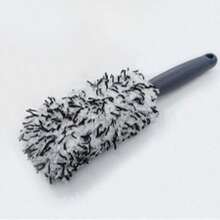 1pc Ultra-Fine Fiber Long Handle Tire & Wheel Cleaning Brush, Suitable For Cars - A - View 6