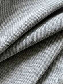 Jeans de mezclilla casuales y cómodos de pierna ancha con bolsillos para mujer - Gris - Ver 3