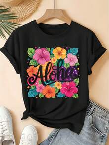 Women T-Shirts - Black - View 6