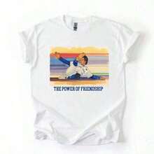 Vintage 90s Baseball T-Shirt, Bootleg Style, Vintage Baseball T-Shirt For Fans, Brewers T-Shirt, 100% Cotton, Summer Outfits For Women, Graphic T-Shirts For Women - 白色 4 - 查看 6