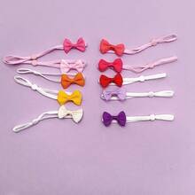 8pcs Soft Adjustable Bird Bow Ties, Solid Color Butterfly Design, Suitable For Parrots, Lovebirds, Can Be Used As Pet Decor, Bird Collars And Pet Supplies - Multicolor - View 6