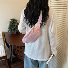 Star-Shaped Waist Bag, Multi-Color Options, Cute Style Crossbody Bag, Casual & Versatile For Students - Multicolor - View 3