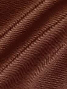 2 piezas Parte superior de tirantes casual con hebilla metálica anudada y bajo asimétrico ajustado, ropa de mujer para Navidad, Año Nuevo, fiesta, Acción de Gracias, blanco, salir, vacaciones - Café integral - Ver 4