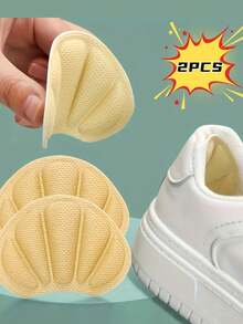 2pcs/Set Anti-Friction Heel Protector Pads, Suitable For Men And Women Casual Shoes, Sandals And Sports Shoes, Shoe Care - Random Style - View 8
