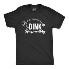 Camiseta unisex de manga corta, para hombreDinkDe manera responsableTCamisaDivertidoPickleballPalaBromaTeeparaChicosDivertidoTCamisasPickleBalónRopaparaHombresGenialAcondicionamiento físicoCortoMangaNovedadCamisetasNegro-Playeras XXLhombre, , , Dazymujer,romwehombres, bohochic,maestrasregalos,camisetaparaconjuntos de mujercon curvasparamu,y2k, - Negro - Ver 1