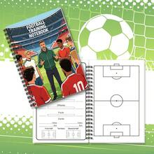 1pc A5 Football Training Theme Personal Organizer, Cover Illustration Of Explaining Tactics To Players, Suitable For Tactical Planning Notebook, Football Match Record Book, Game Analysis Notebook, Essential For Coaches | Football Event Record | Football Training Specific | Best Gift For Football Fans, Coaches, Male And Female Friends - A5 - View 5