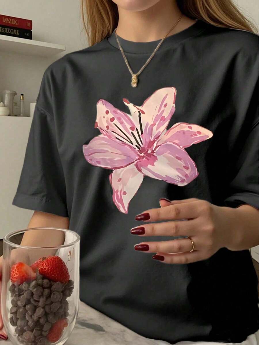 Women T-Shirts - Black - View 1