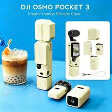 Pocket 3 硅胶保护套,适用于 Xtra Muse 保护壳镜头保护套防刮擦保护套,兼容 OSMO Pocket 3 Creator Combo/Xtra Muse 配件(蓝色) - 查看 13
