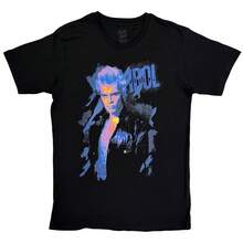 Billy Idol Blue Profile Official T-Shirt Mens - Black - View 1