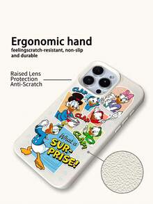 Ốp điện thoại Disney Mickey Mouse màu be, quà tặng ngày lễ, đóng hộp, dành cho iPhone 17, 17Air, 17pro, 17promax, 11, 12, 13, 14, 15, 16pro, 16promax, 14Plus, 15Plus, 16Plus, 15promax, 16pro, 16promax XR - Màu be - Xem 5