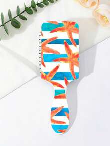 1/4 piezas Cepillo de pelo grande con cojín de aire con elemento de tortuga oceánica de verano con forma de corazón, antiestático, cómodo y transpirable, adecuado para diferentes tipos de cabello, regalo de cumpleaños/festivo, esencial para viajes/hotel - Multicolor - Ver 5