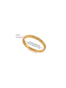 18K Gold Plated Hammered Texture Ring, Sparkling Faceted Ice-Cut Design, Tarnish-Resistant Couple Rings, Minimalist Jewelry Gift Suitable For Party, Anniversary, Mother's Day, Valentine's Day, Thanksgiving, Easter, Gifts For Elders - 1 - View 10